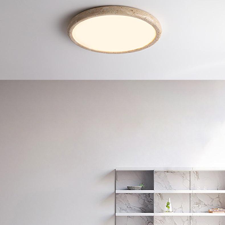 Plafonnier à led en pierre naturelle pour une touche d'élégance