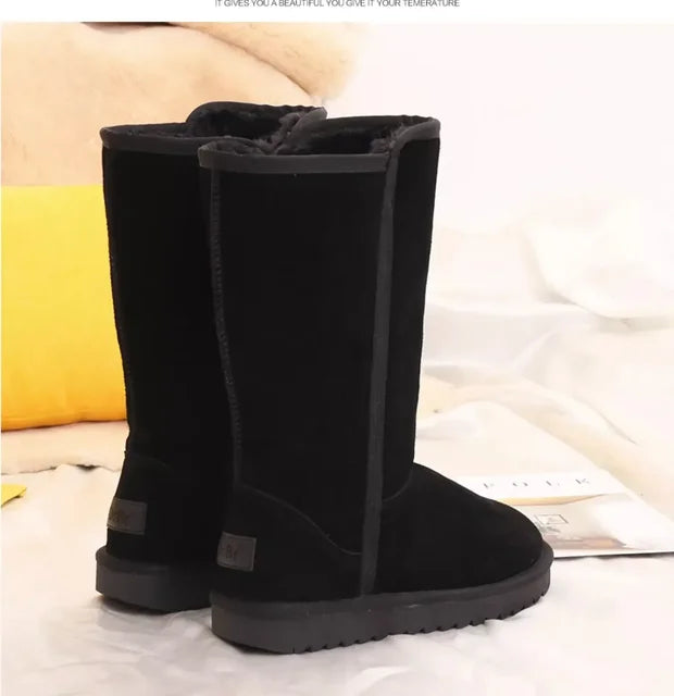 Bina - Bottes élégantes en daim pour femmes