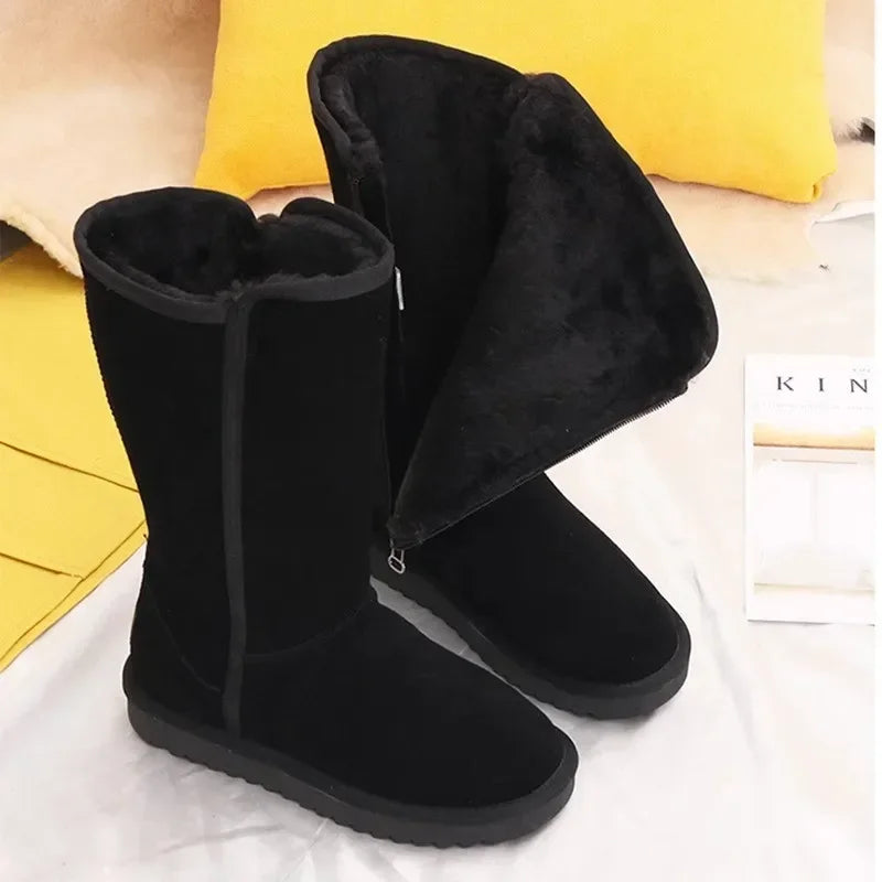 Bina - Bottes élégantes en daim pour femmes