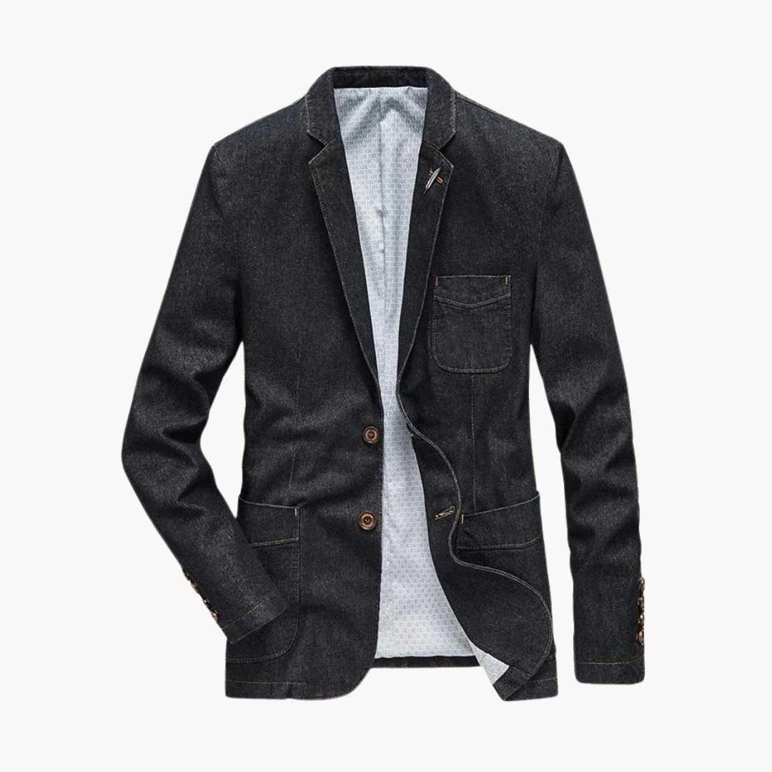 Blazer chic en jean Levi pour un style sans effort