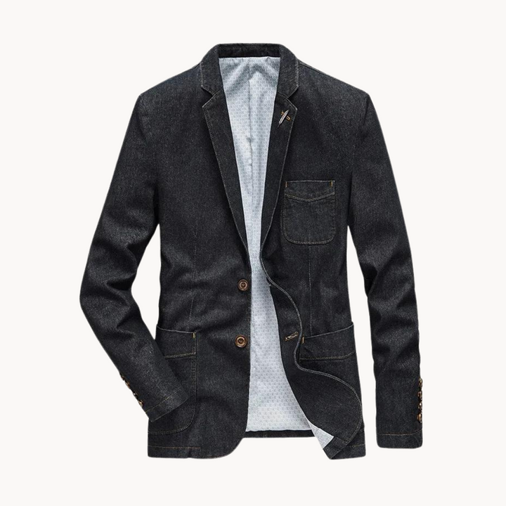 Blazer chic en jean Levi pour un style sans effort