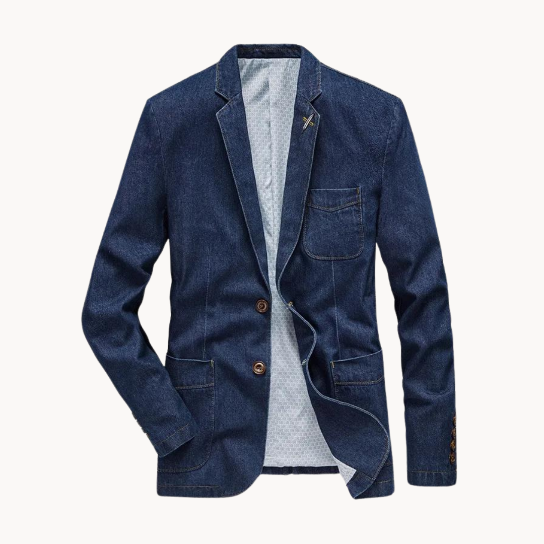 Blazer chic en jean Levi pour un style sans effort