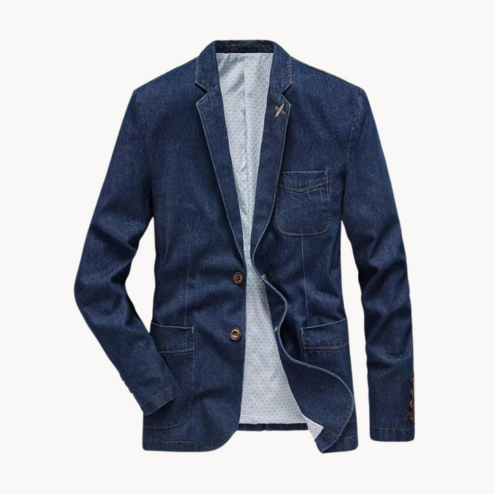 Blazer chic en jean Levi pour un style sans effort