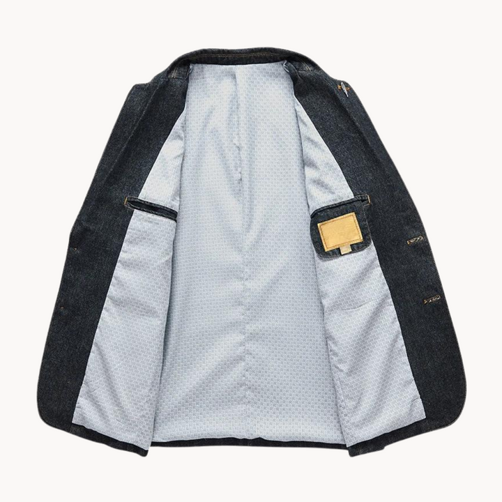 Blazer chic en jean Levi pour un style sans effort