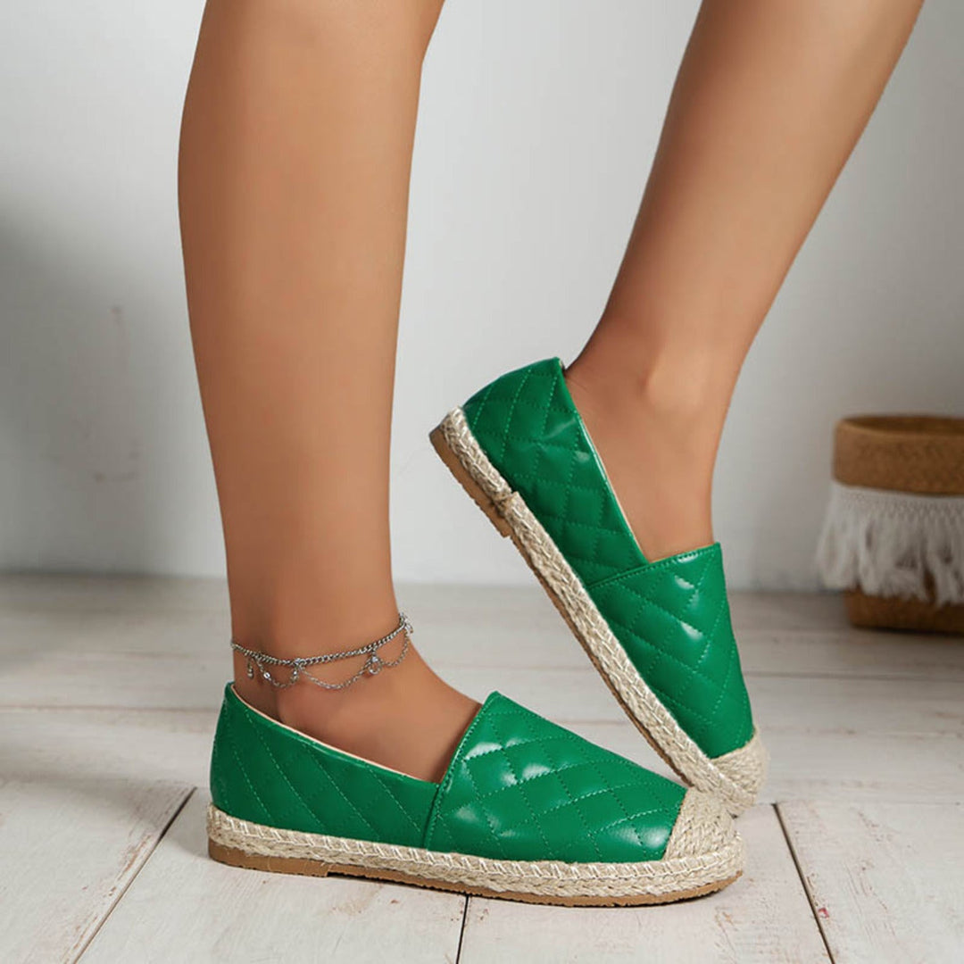 Lobke | Espadrilles respirantes de luxe au design élégant de corde tressée