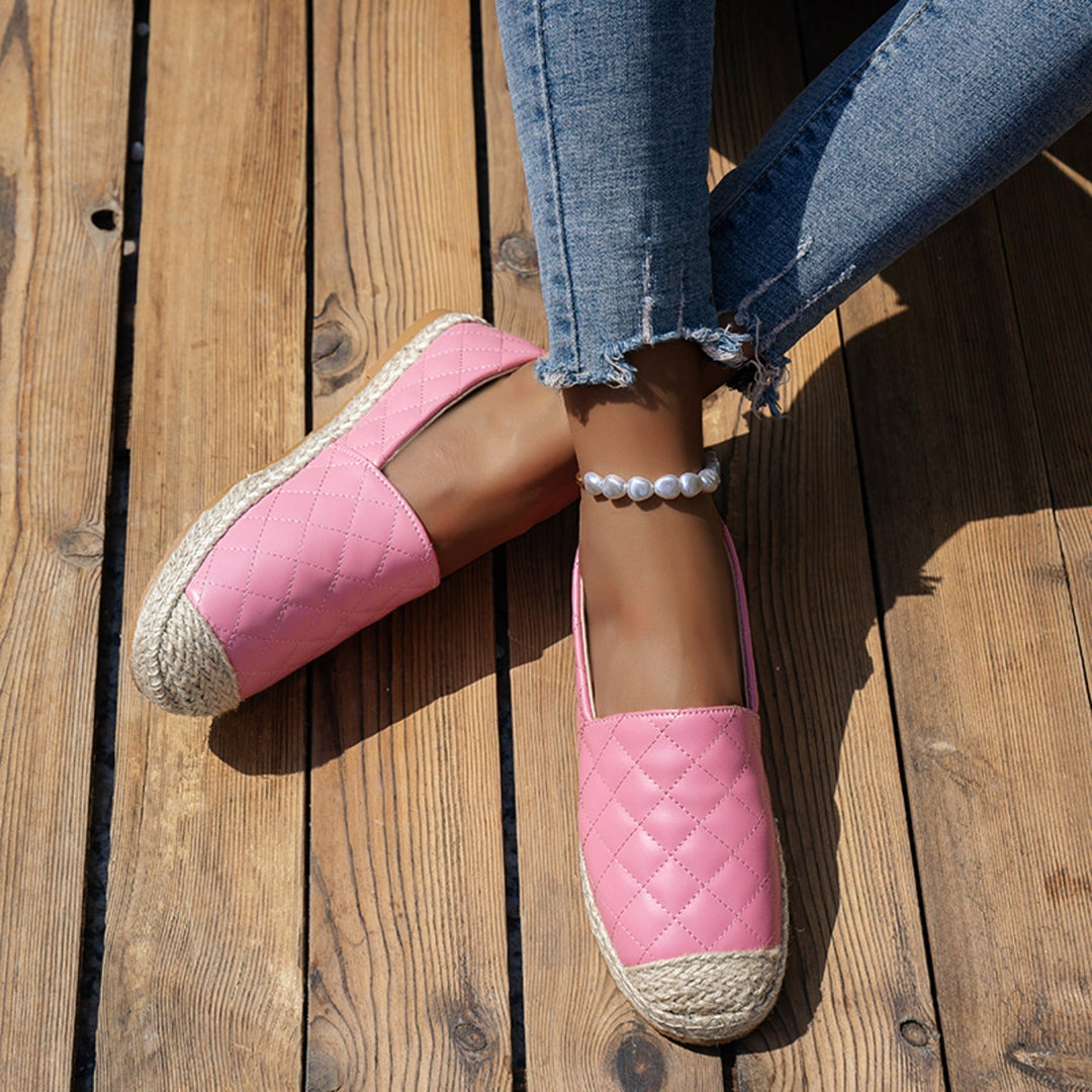 Lobke | Espadrilles respirantes de luxe au design élégant de corde tressée