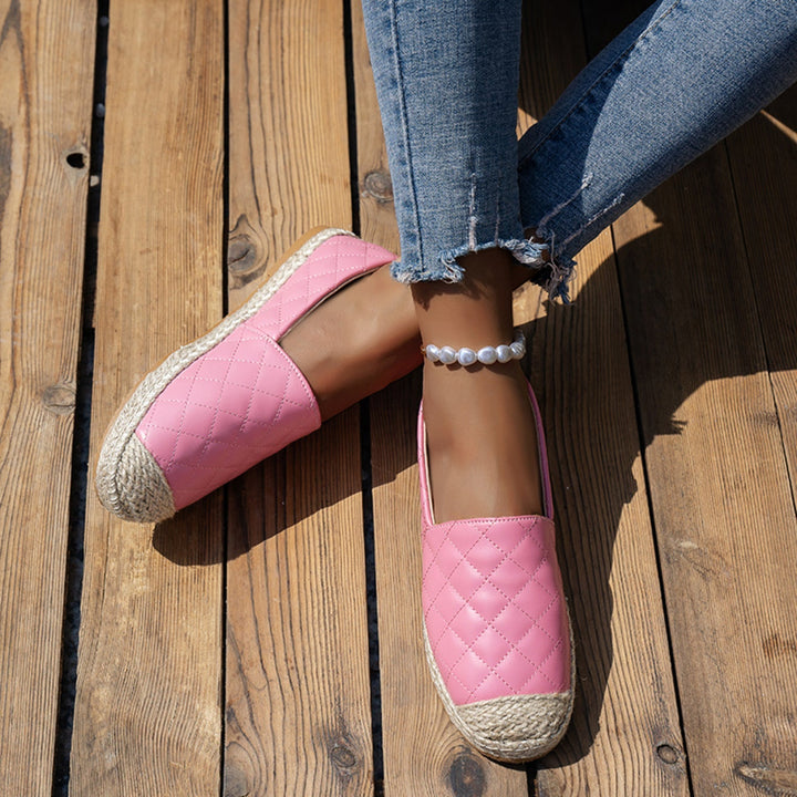 Lobke | Espadrilles respirantes de luxe au design élégant de corde tressée