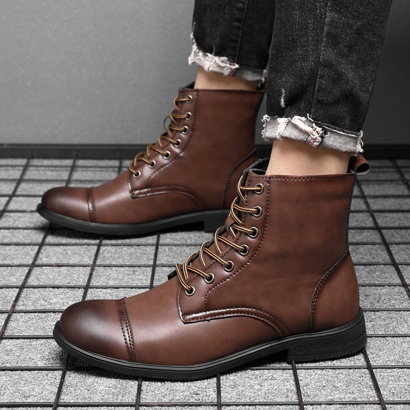 Bottes en cuir véritable Claude pour un style intemporel
