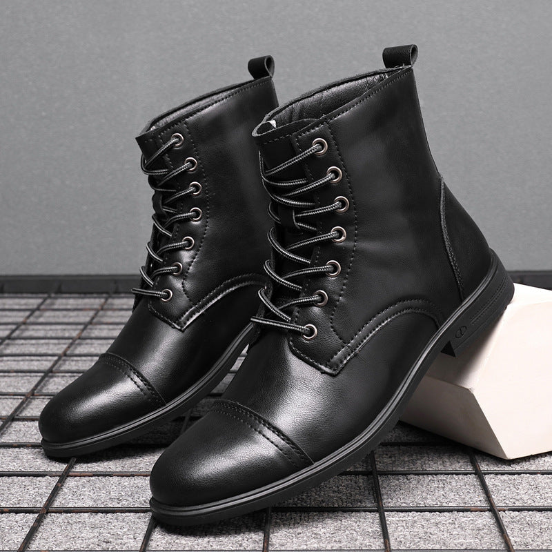 Bottes en cuir véritable Claude pour un style intemporel