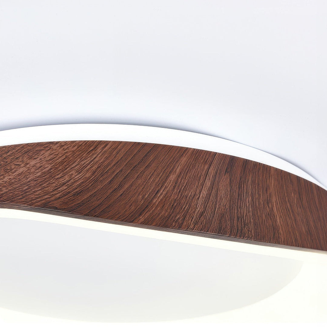 Lampe suspendue scandinave élégante en grain de bois pour une atmosphère artistique