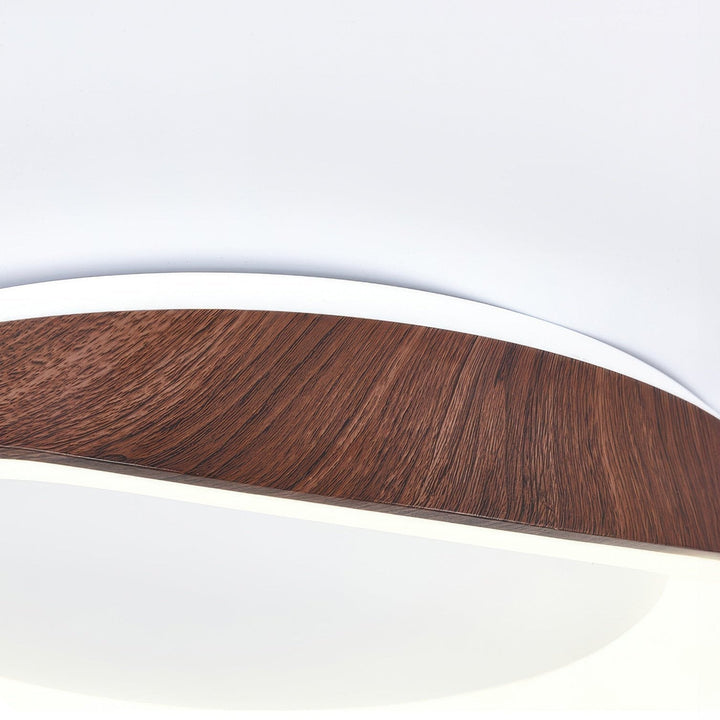 Lampe suspendue scandinave élégante en grain de bois pour une atmosphère artistique