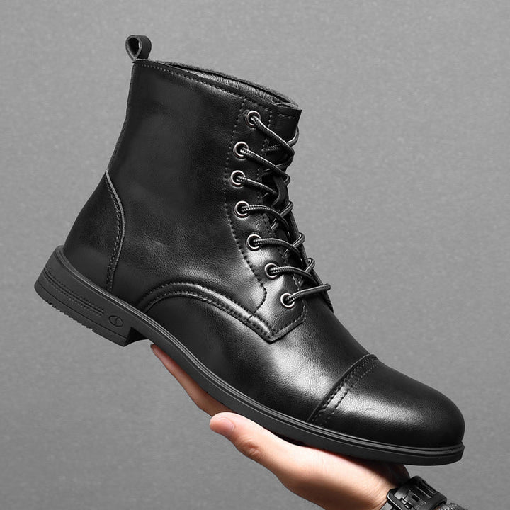 Bottes en cuir véritable Claude pour un style intemporel