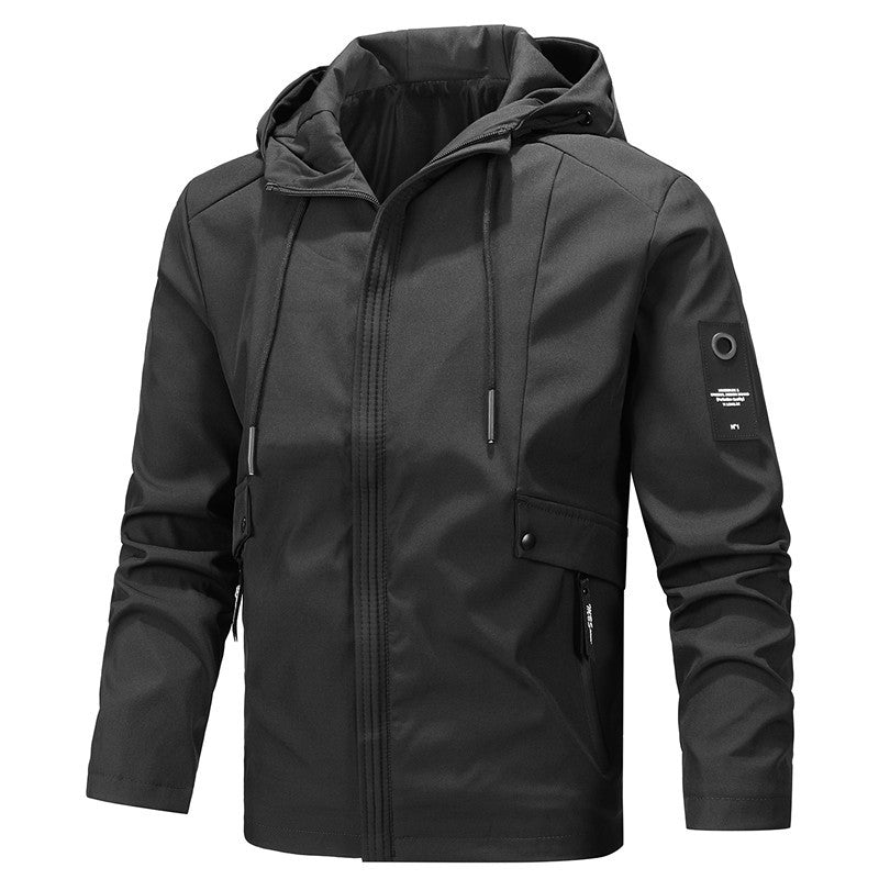 Eden | Veste technique tendance pour hommes avec capuche