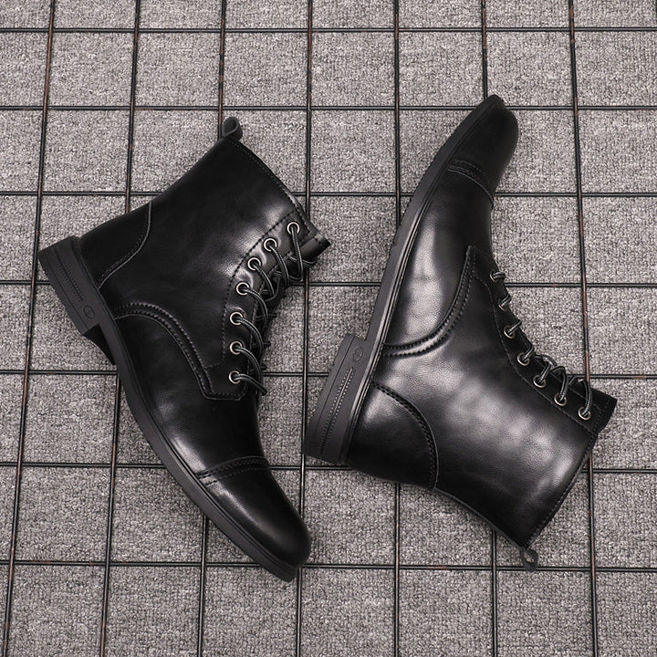 Bottes en cuir véritable Claude pour un style intemporel