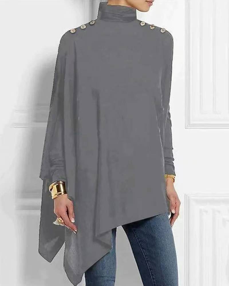 Elise™ - Haut Femme Asymétrique et Stylé