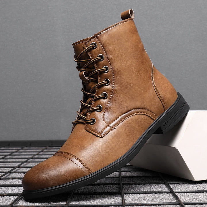 Bottes en cuir véritable Claude pour un style intemporel
