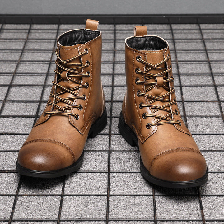 Bottes en cuir véritable Claude pour un style intemporel