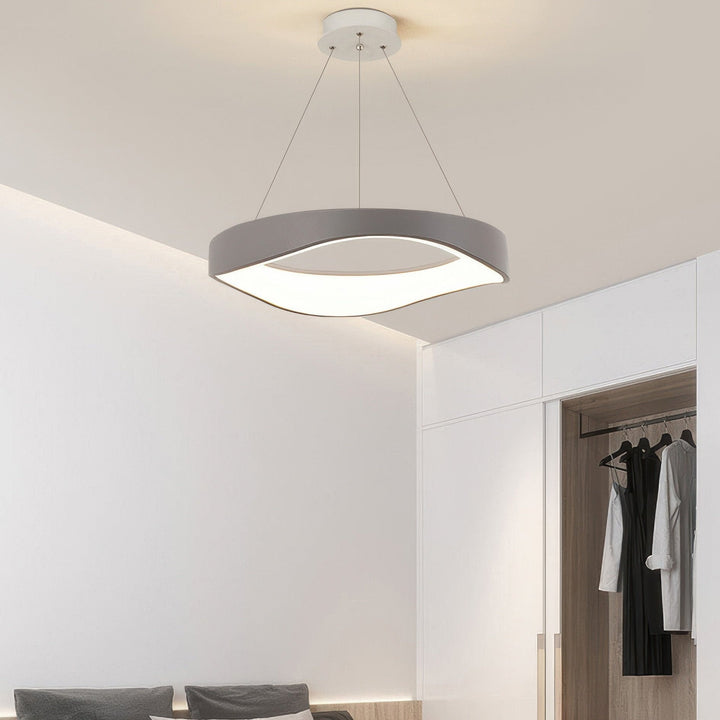 Lampe pendante LED ronde élégante pour un éclairage polyvalent dans la maison