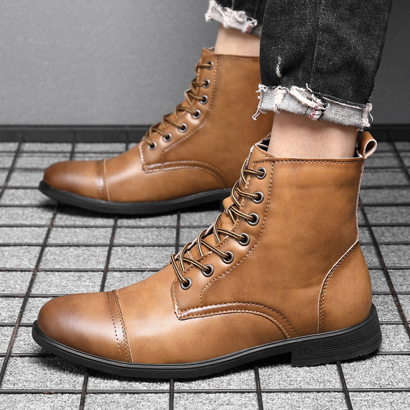 Bottes en cuir véritable Claude pour un style intemporel