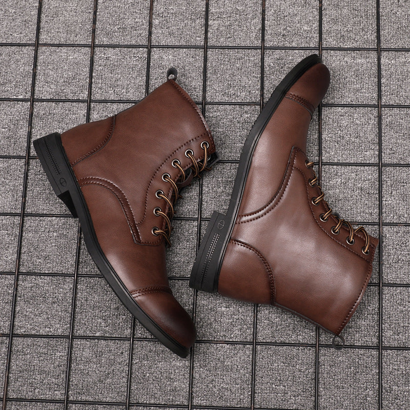 Bottes en cuir véritable Claude pour un style intemporel
