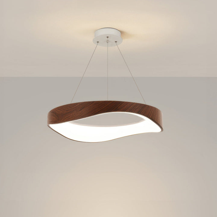Lampe pendante LED ronde élégante pour un éclairage polyvalent dans la maison