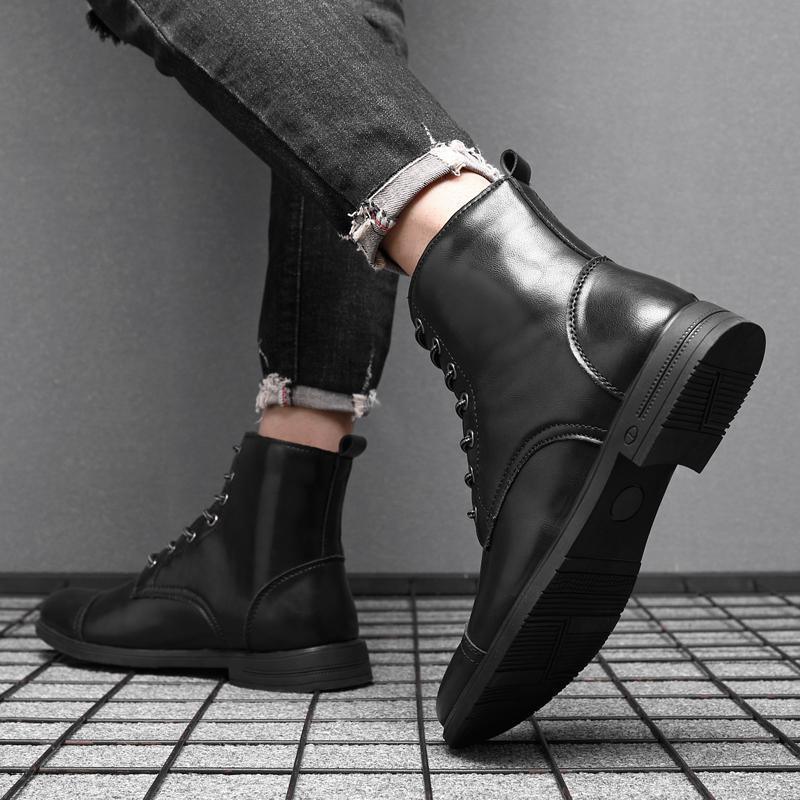 Bottes en cuir véritable Claude pour un style intemporel