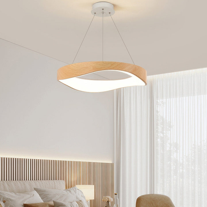 Lampe pendante LED ronde élégante pour un éclairage polyvalent dans la maison