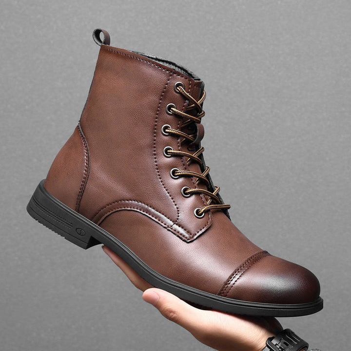 Bottes en cuir véritable Claude pour un style intemporel