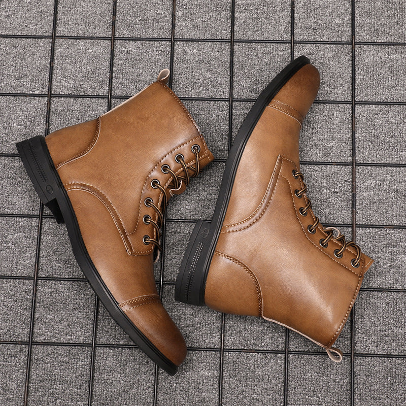 Bottes en cuir véritable Claude pour un style intemporel