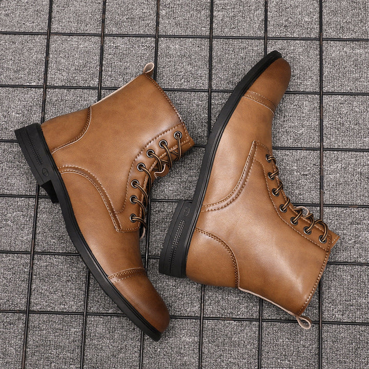 Bottes en cuir véritable Claude pour un style intemporel