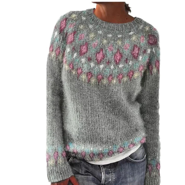 Elane - Pull élégant pour femmes au design géométrique moderne