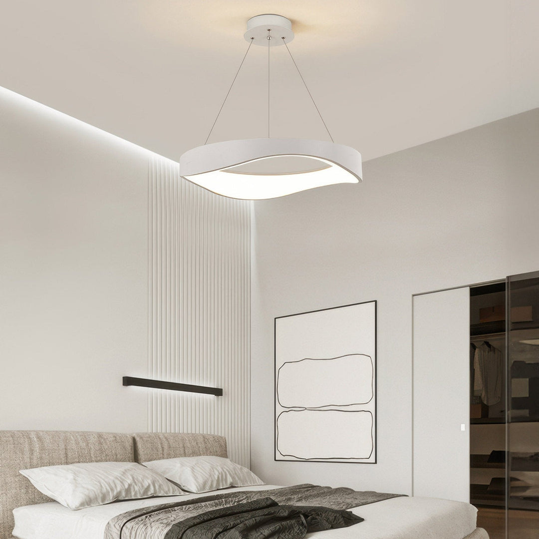 Lampe pendante LED ronde élégante pour un éclairage polyvalent dans la maison