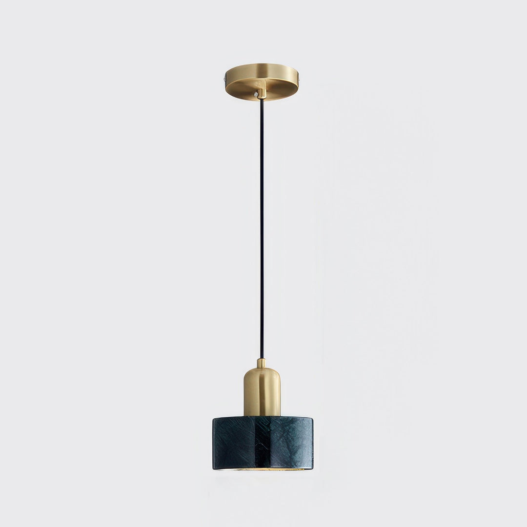 Lampe suspendue d'inspiration japonaise en forme de cylindre