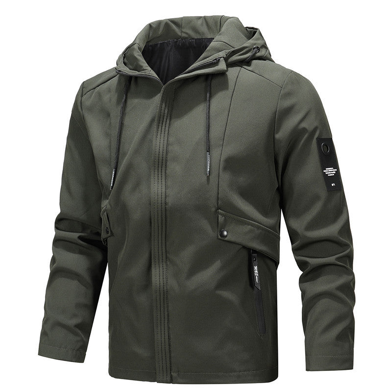 Eden | Veste technique tendance pour hommes avec capuche
