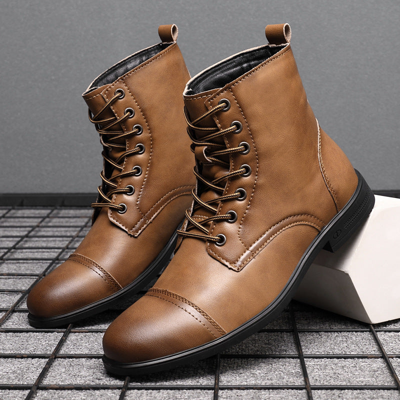 Bottes en cuir véritable Claude pour un style intemporel