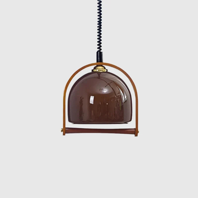 Lampes pendantes en bois Chic Vintage Bauhaus