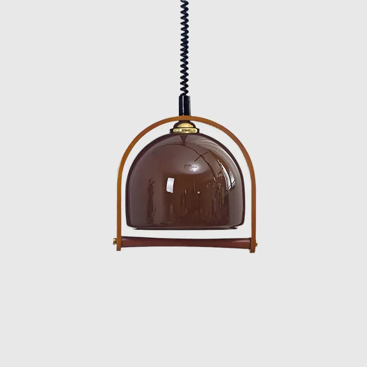 Lampes pendantes en bois Chic Vintage Bauhaus