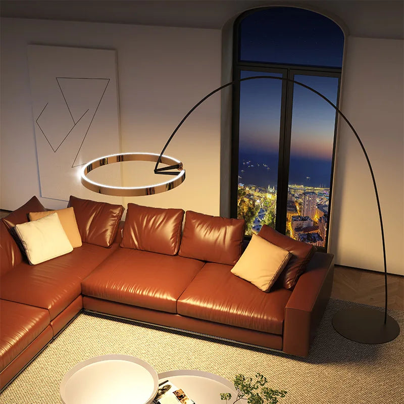 Lampadaire LED scandinave au design moderne