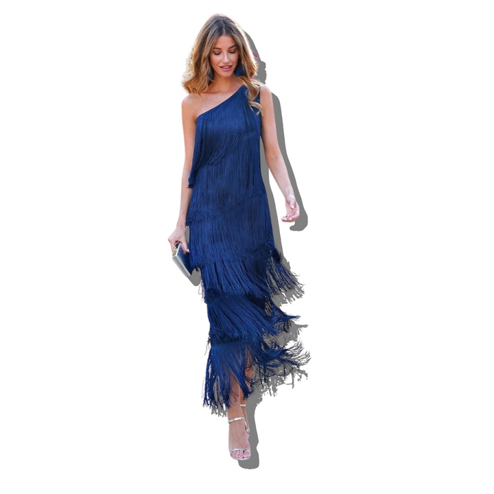LD | Robe à Franges Élégante – Style Tendance et Sophistiqué