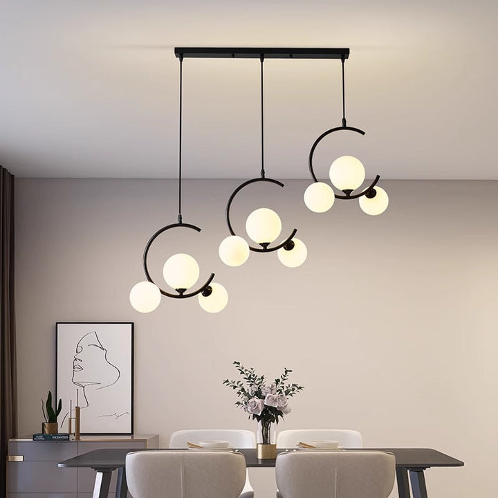 Lampe pendante LED élégante pour une décoration d'intérieur contemporaine