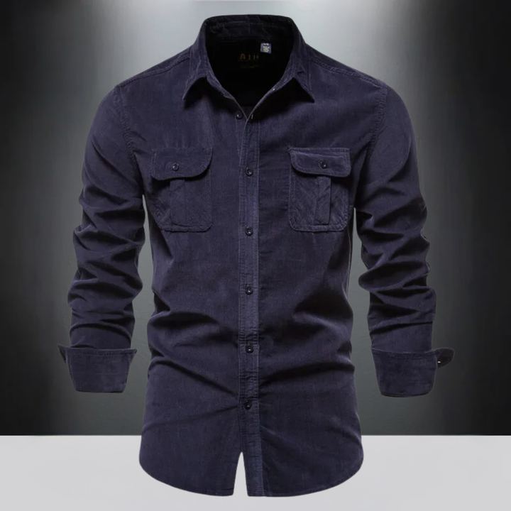 Chemise en velours côtelé Chic Bowie