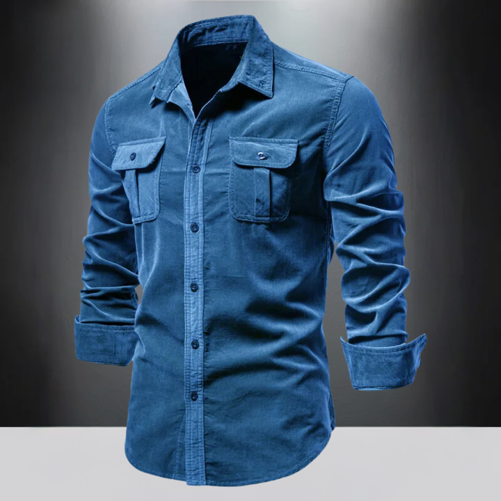 Chemise en velours côtelé Chic Bowie