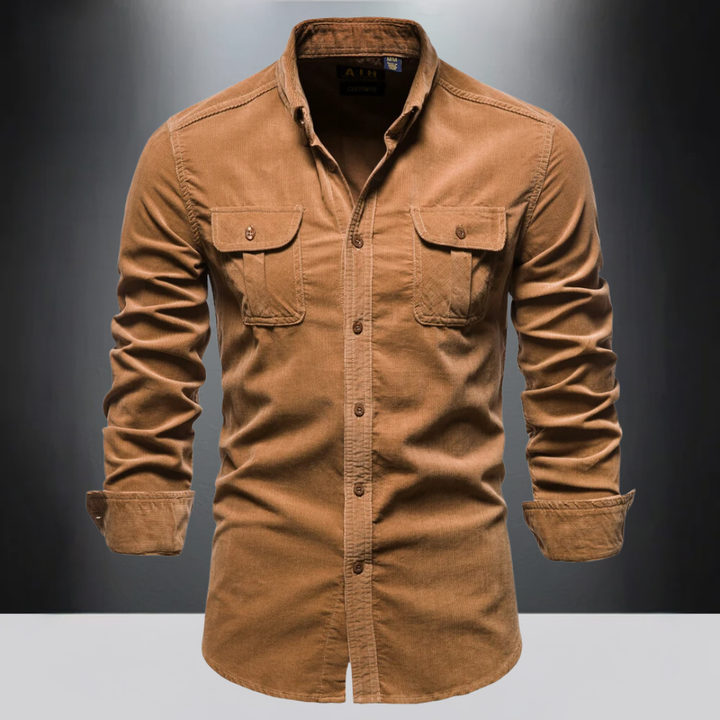 Chemise en velours côtelé Chic Bowie