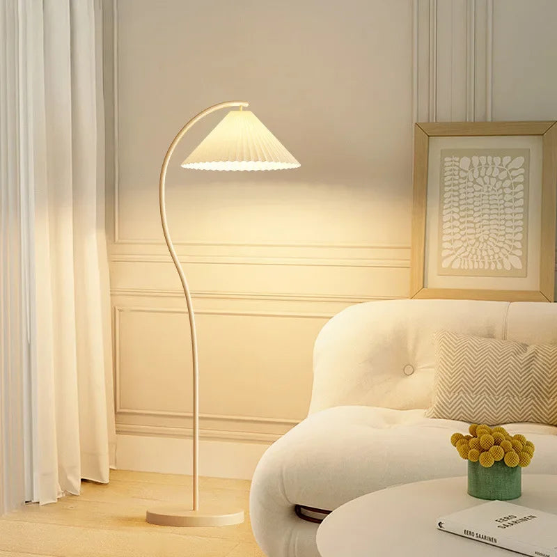 Lampadaire LED en tissu - Design moderne