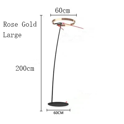Lampadaire LED scandinave au design moderne