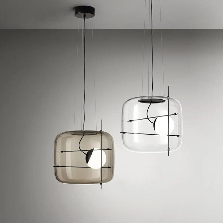Lampe suspendue en verre pour un intérieur élégant