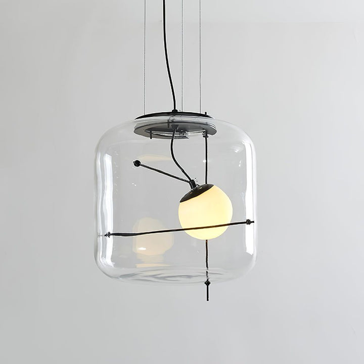 Lampe suspendue en verre pour un intérieur élégant