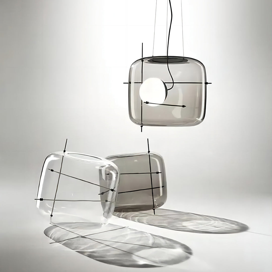 Lampe suspendue en verre pour un intérieur élégant
