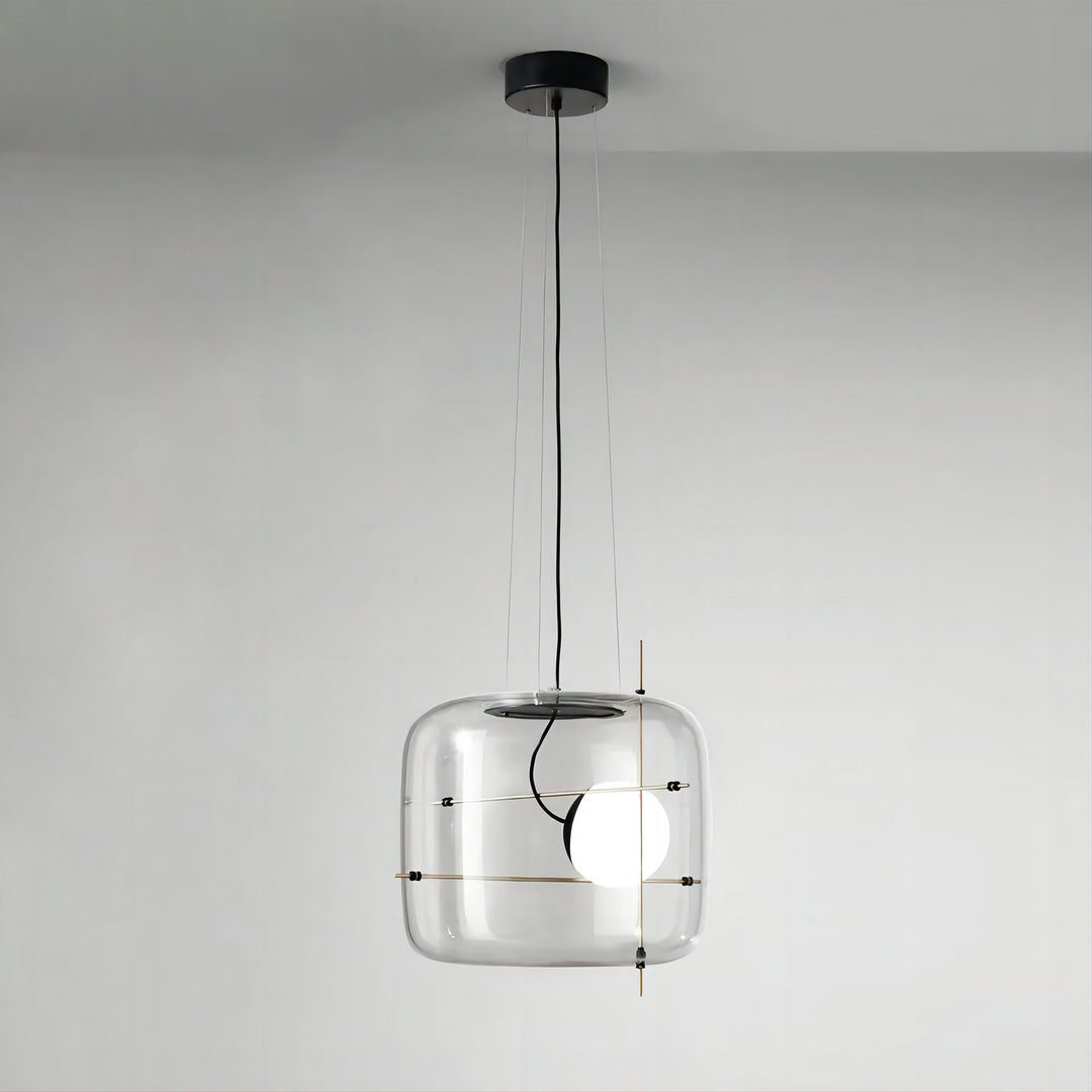 Lampe suspendue en verre pour un intérieur élégant