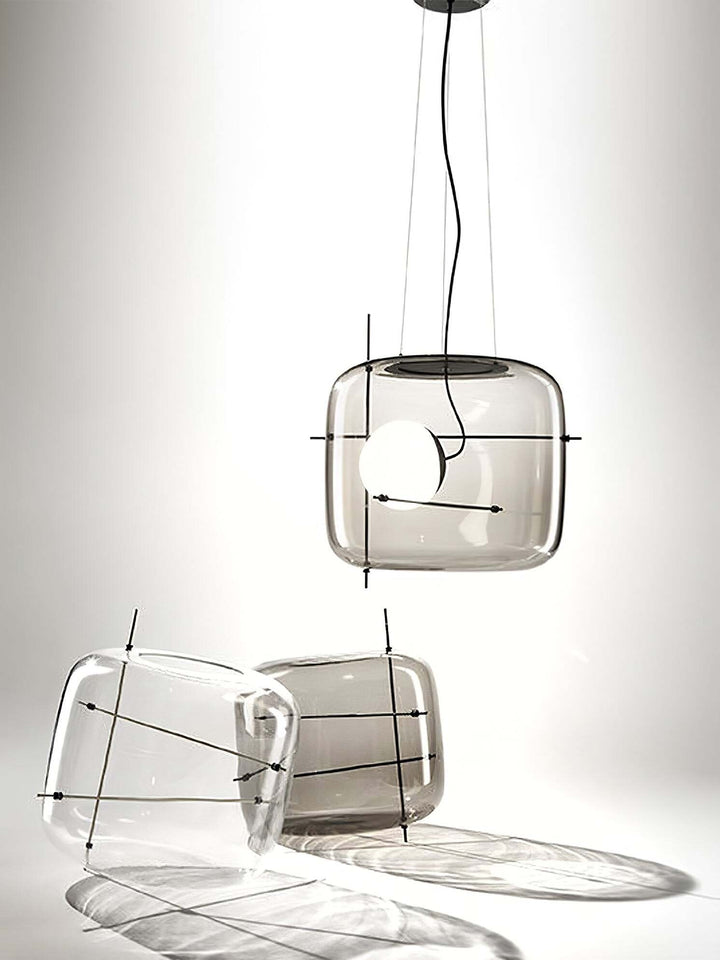 Lampe suspendue en verre pour un intérieur élégant